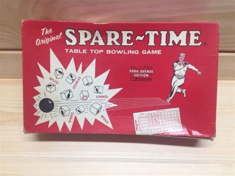 Vintage 1965 The Original Spare~time Bowling Game Ebay