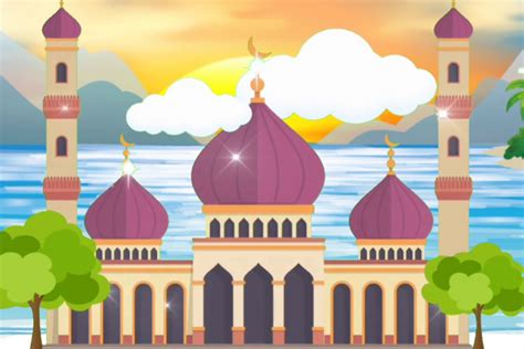 10 Download Gambar Masjid Kartun And Animasi Yang Bagus Gratis Blog