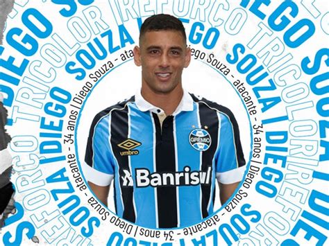 De Volta Grêmio Confirma Contratação De Diego Souza Por Uma Temporada