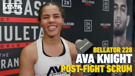 boxing champ ava knight talks about her mma debut overcoming cage