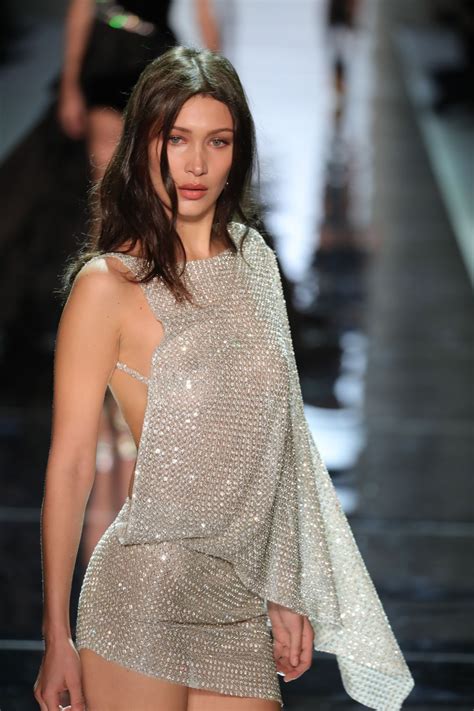 Bella Hadid Alexandre Vauthier Spring 2017 Couture Dress Fashion