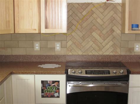Tile Backsplash Bricklay Pattern Home Design Inside From Ceramic Tile