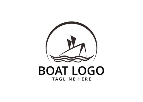 Illustration Boot Logo Design Template Vektorgrafik Branding Element