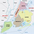 Mapa de Nueva York - Turismo Nueva York