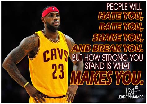 Lebron James Motivational Poster Quote Inspirational Quotes Classroom