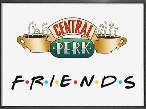 Friends central perk svg freesvgplanet. Friends TV Show Central Perk Cafe Metal Wall Sign Plaque ...