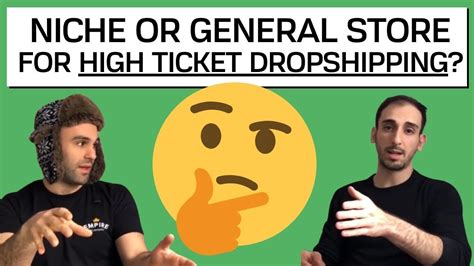 Without a clear niche, you'll come across as basically, your niche helps you focus and empowers you to get started on a path! High Ticket Dropshipping - General Store vs Niche Store ...
