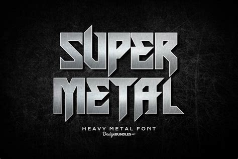 Super Metal Heavy Metal Font