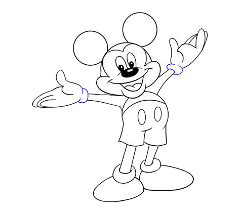 How To Draw Mickey Mouse Easy Drawing Guides