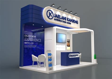 Exhibition Stand Jbn 18 Sqm 3d Model Cgtrader