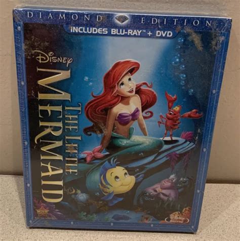 the little mermaid blu ray dvd 2013 2 disc set diamond edition w slipcover new 7 88 picclick