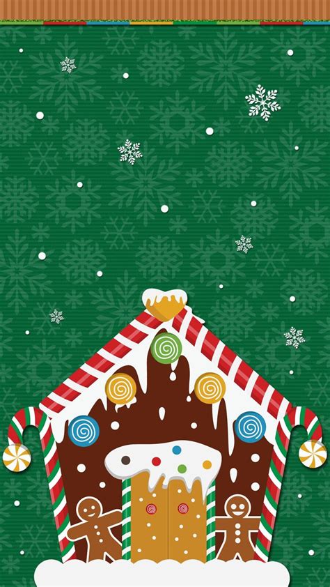 #cute #gingerbread #wallpaper #iphone #android #christmas ...