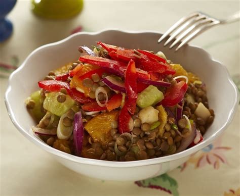 Whats Cooking Maria Lois Lentil Salad With Oranges The Pappas Post