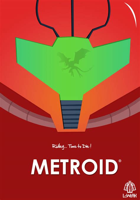 Metroid Minimalist Poster By Loweak On Deviantart