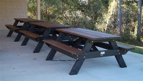 Standard Picnic Table 6′ American Recycled Plastic Quality Outdoor