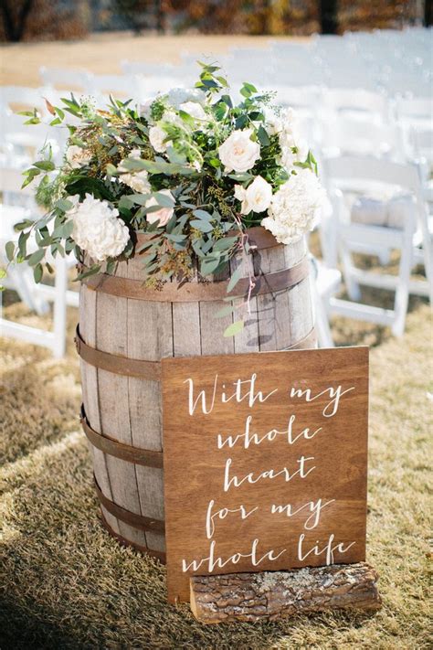 20 Rustic Country Farm Wine Barrel Wedding Ideas Oh The Wedding Day