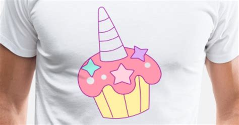 Unicorn Muffin Creampie Pie Glitter Stars T Men’s Premium T Shirt Spreadshirt