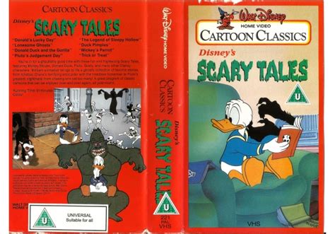 Disney S Scary Tales On Walt Disney Home Video United Kingdom VHS Videotape