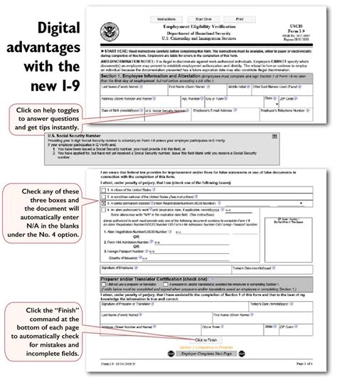 Printable Form I 9 Eligibility Verification Example Calendar Printable