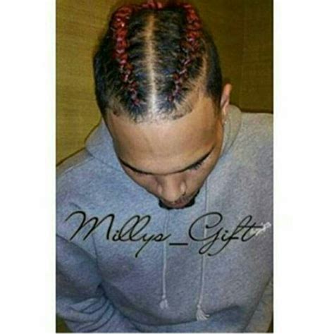 Chris Browns Red Braids Lipstick Alley