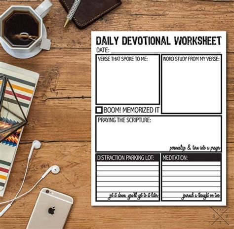 Daily Devotional Journal Digital Download Etsy