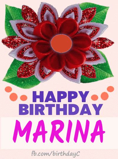 Happy Birthday Marina S Ebirthdaynet