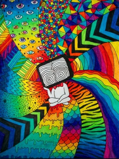 Prismacolor colored pencils, prismacolor portrait set colored. Pin by My Info on fantastic Arts | Hippie painting, Trippy ...