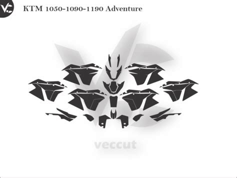 Ktm 1050 1090 1190 Adventure Wrap Cut Template Vectorgi Digital Market