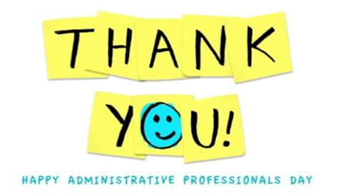 Thank You Smile Ecard Free Administrative Professionals Day Cards Online