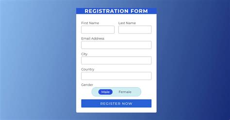 Simple Registration Form Source Code Html Css Foolishdeveloper Com