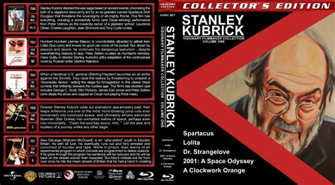 Stanley Kubrick Collection Volume 1 Movie Blu Ray Custom Covers