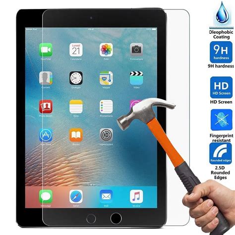 2pcs Screen Protector Tempered Glass For New Ipad 2017 2018 97 Inch