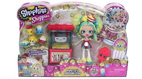 Shopkins Shoppies Muñeca Set Popette´s Popcorn Stop 2016 79900 En