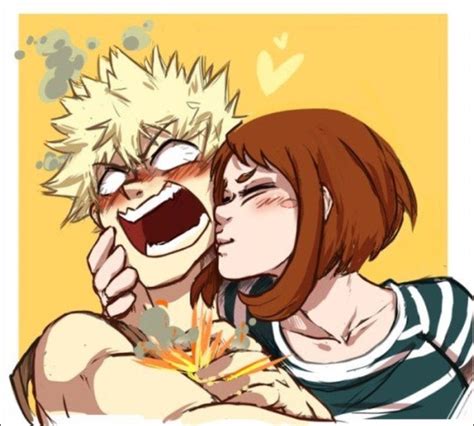 Uraraka X Bakugo Anime Romance Anime Hero Academia Characters