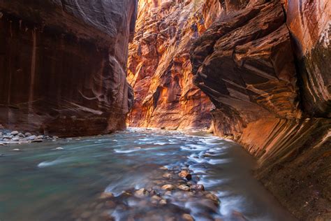 The Virgin River In The Narrows Zion Natl Park Photo Print Photos By