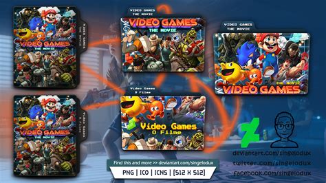 Video Games Folder Icons Pack By Singelodux On Deviantart