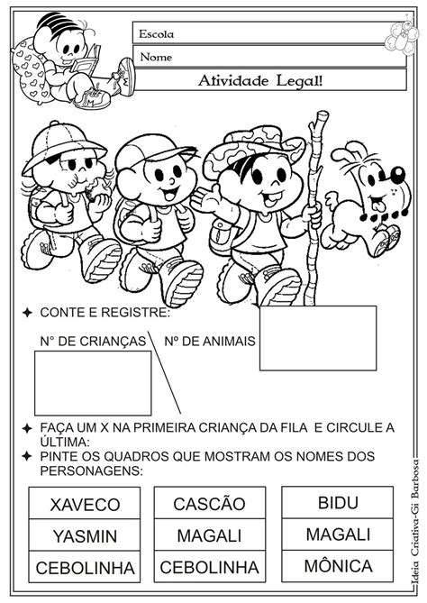 Atividade Interdisciplinar Ideia Criativa Gi Carvalho Educação Infantil