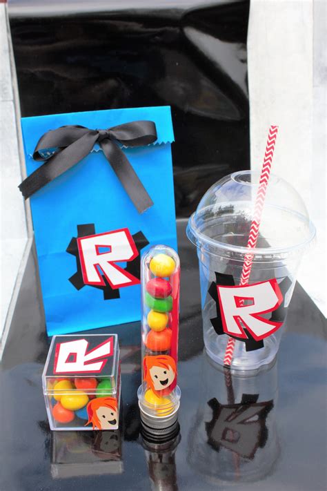 Roblox Party Cuproblox Birthday Partyroblox Video Etsy Roblox