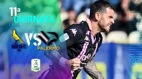Highlights Modena Vs Palermo 0 2 Serie Bkt Youtube