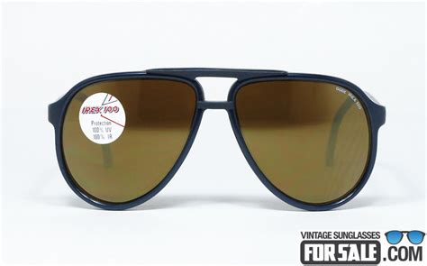 Bollé Aviator Irex 100 Blue Gold Mirror Sunglasses