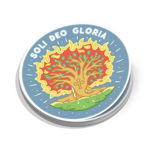 Soli Deo Gloria Sticker Missional Wear