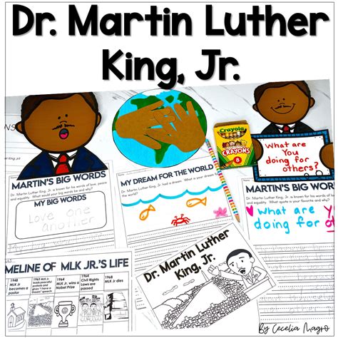 Martin Luther King Jr Unit Mlk Activities I Love 1st Grade