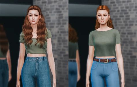 I Made The Same Sim Using Alpha Cc And Maxis Match Cc Rsims4