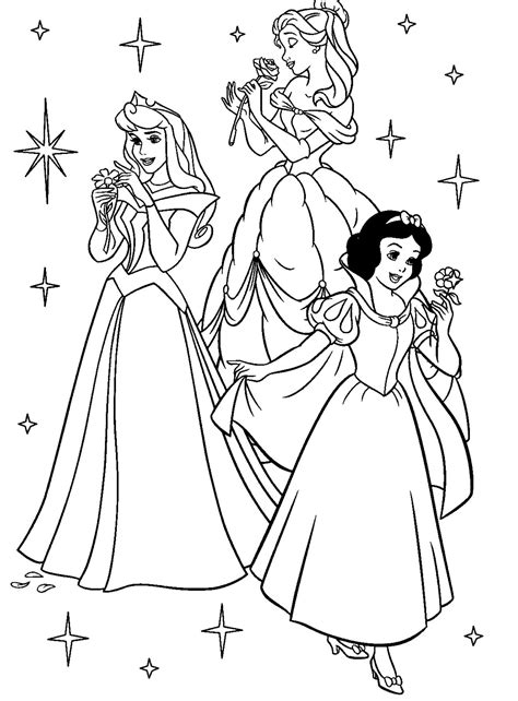 Disney Princess Coloring Book Pages