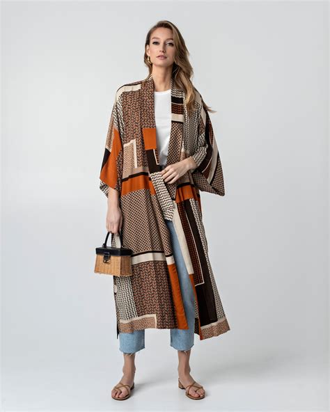 Kimono Duster Coat Women Plus Size Kimono Jacket Loose Fit Etsy