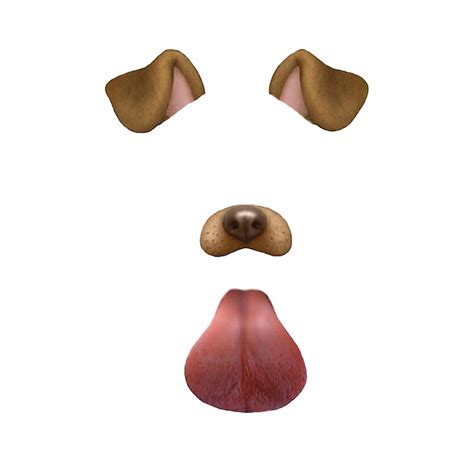 Snapchat Dog Filter Art Prints By Dishess Redbubble