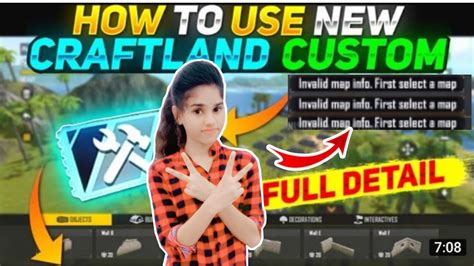 How To Use Craftland Custom Card Craftland Custom Kaise Banaye How