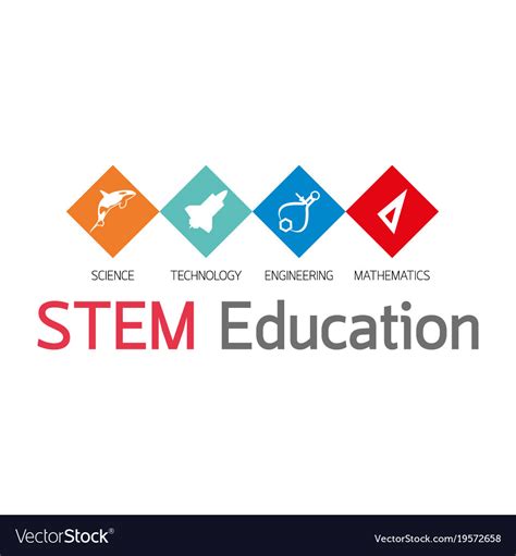 Stem Education Logo Royalty Free Vector Image Vectorstock