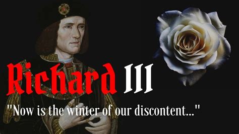 shakespeare explained richard iii opening scene now is the winter of our discontent youtube