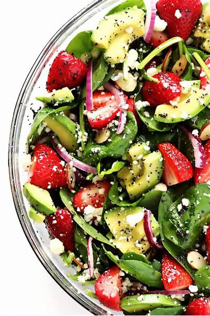 Recipe Spinach Salad Strawberry Avocado Easy Strawberries